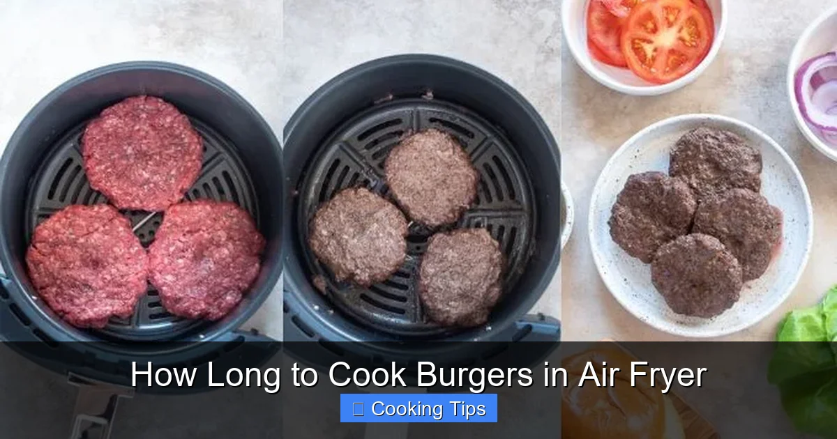 How Long to Cook Burgers in Air Fryer