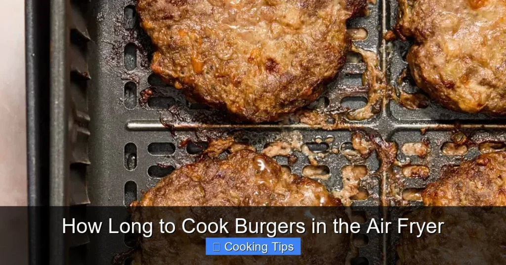 How Long to Cook Burgers in the Air Fryer