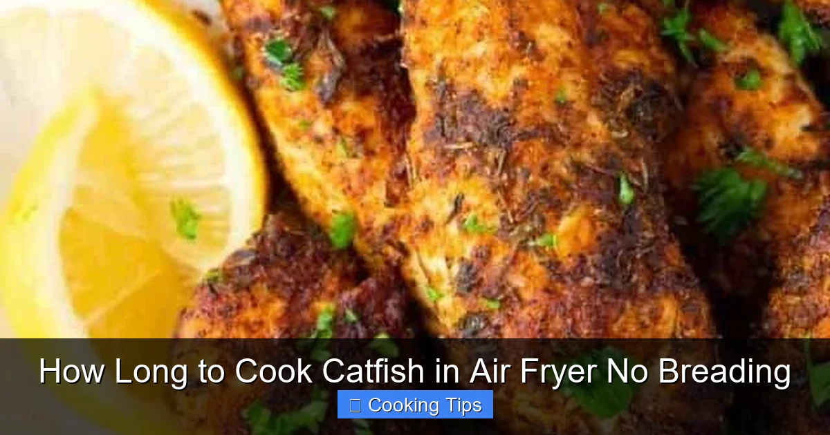 How Long to Cook Catfish in Air Fryer No Breading