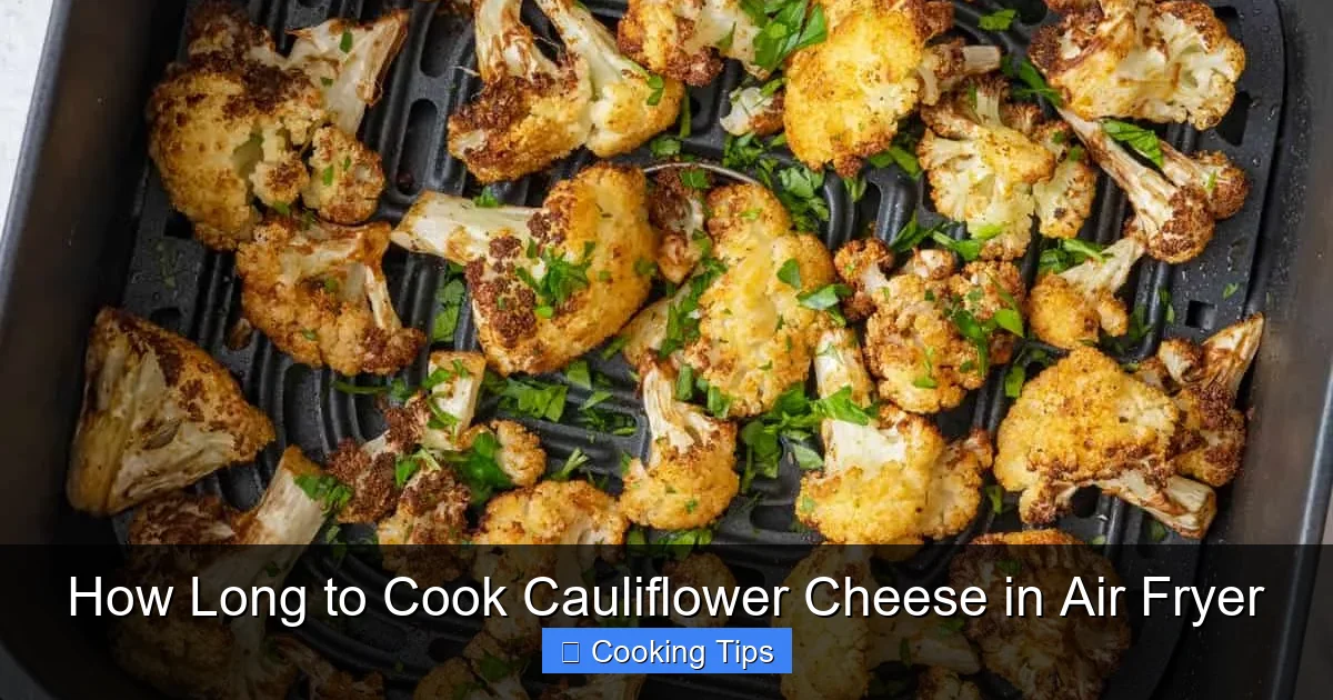 How Long to Cook Cauliflower Cheese in Air Fryer