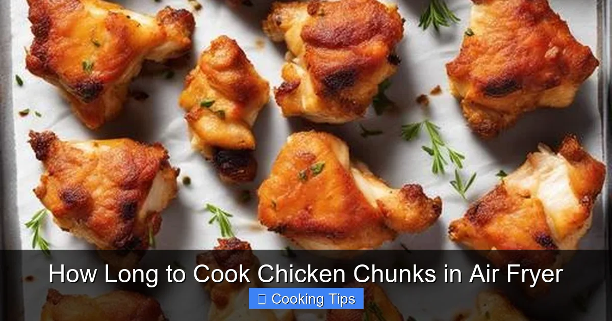 How Long to Cook Chicken Chunks in Air Fryer