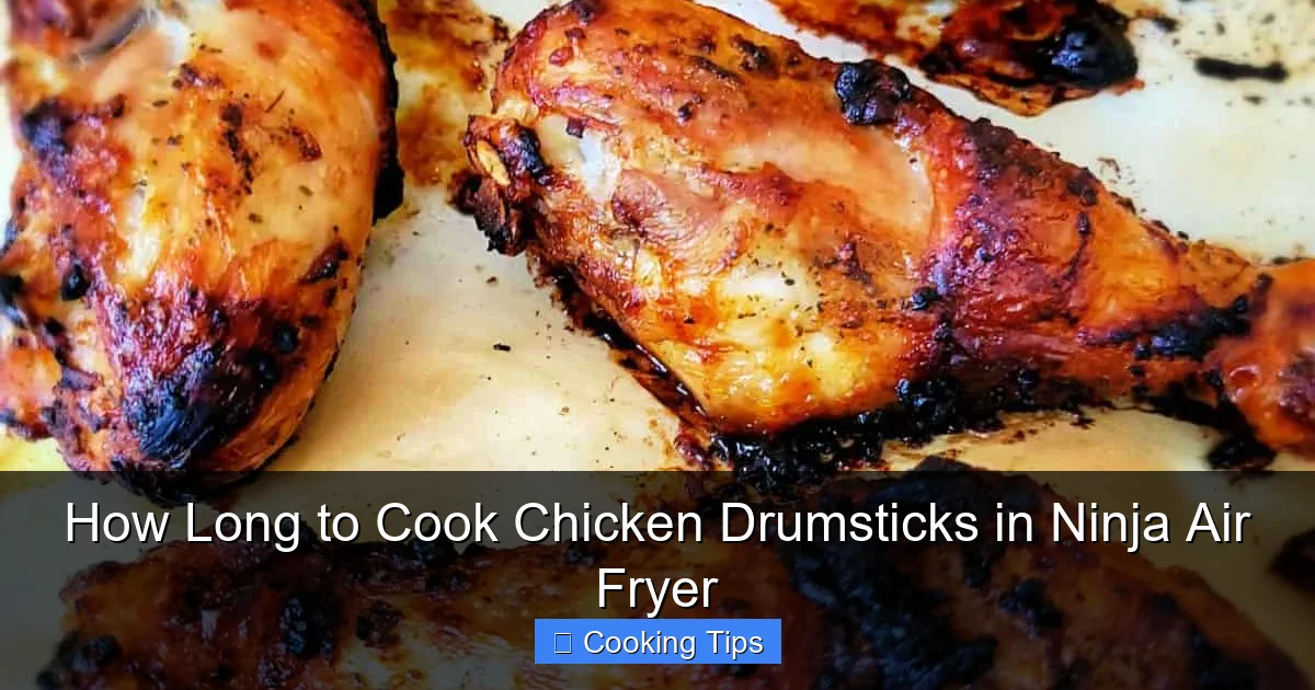 How Long to Cook Chicken Drumsticks in Ninja Air Fryer