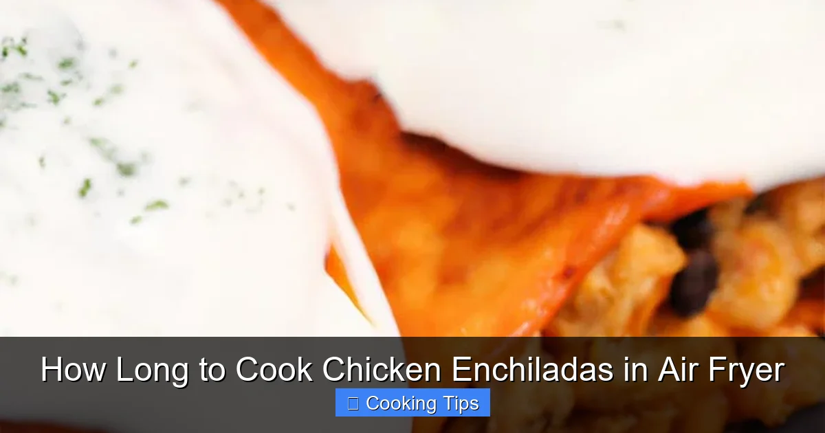 How Long to Cook Chicken Enchiladas in Air Fryer