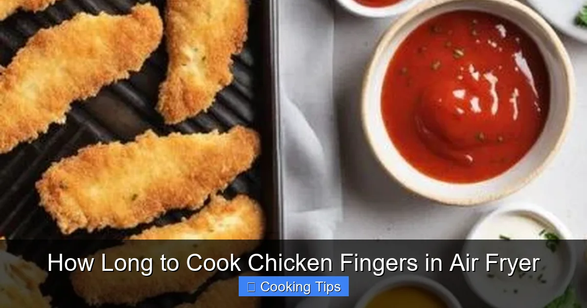 How Long to Cook Chicken Fingers in Air Fryer