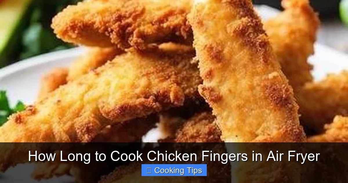 How Long to Cook Chicken Fingers in Air Fryer