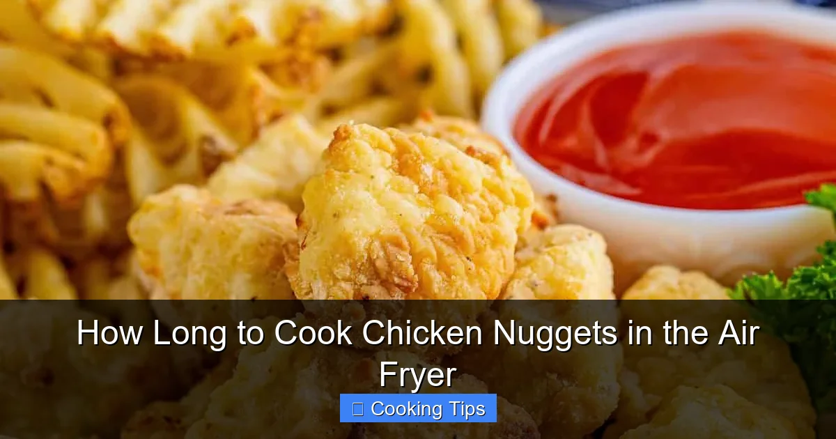 How Long to Cook Chicken Nuggets in the Air Fryer