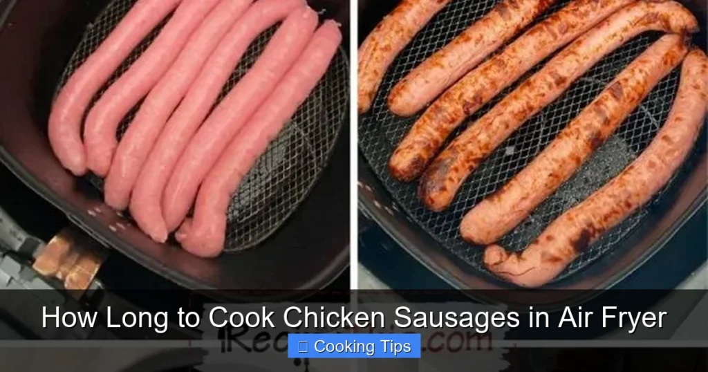 How Long to Cook Chicken Sausages in Air Fryer
