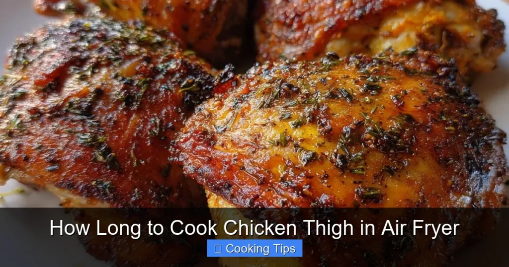 How Long to Cook Chicken Thigh in Air Fryer
