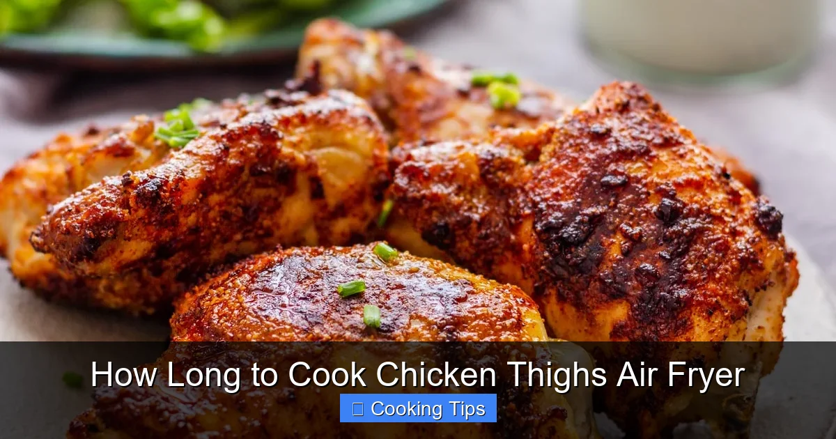 How Long to Cook Chicken Thighs Air Fryer