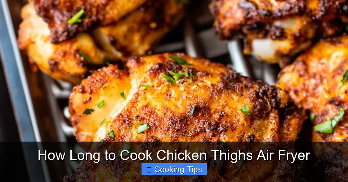 How Long to Cook Chicken Thighs Air Fryer