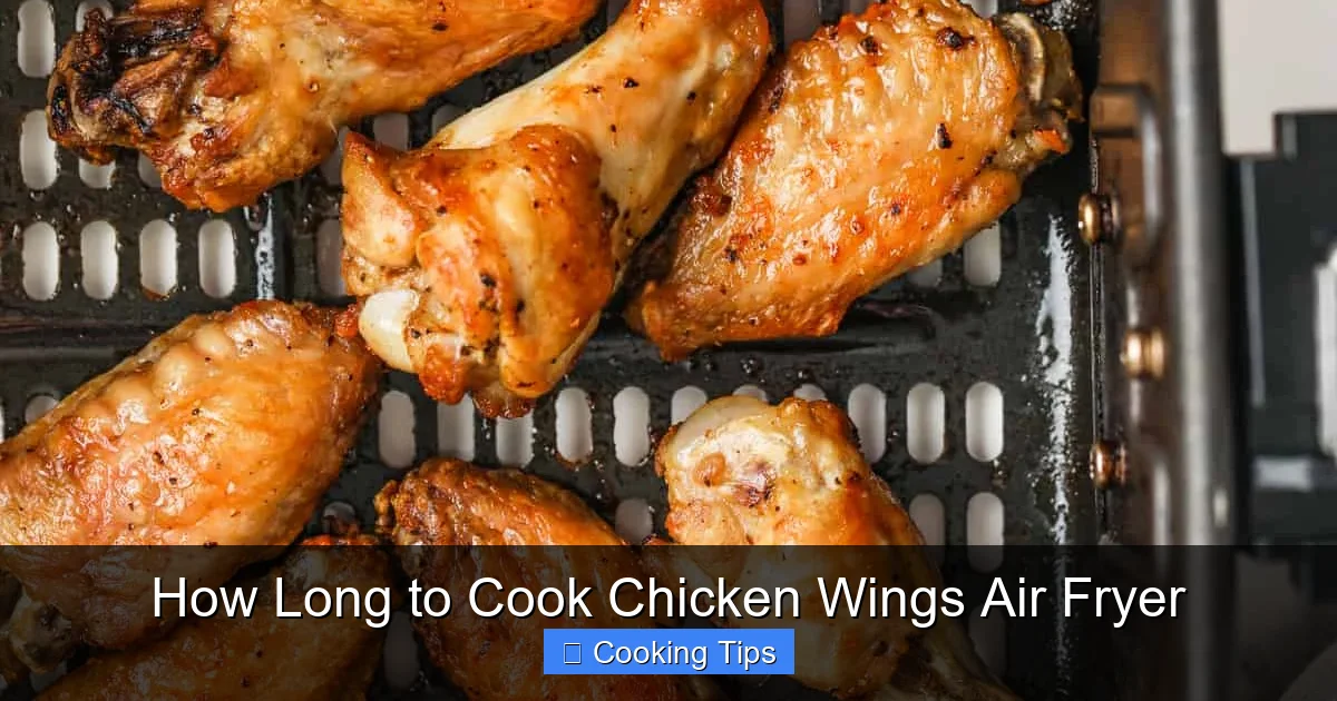 How Long to Cook Chicken Wings Air Fryer