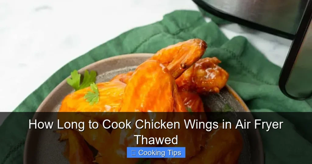 How Long to Cook Chicken Wings in Air Fryer Thawed