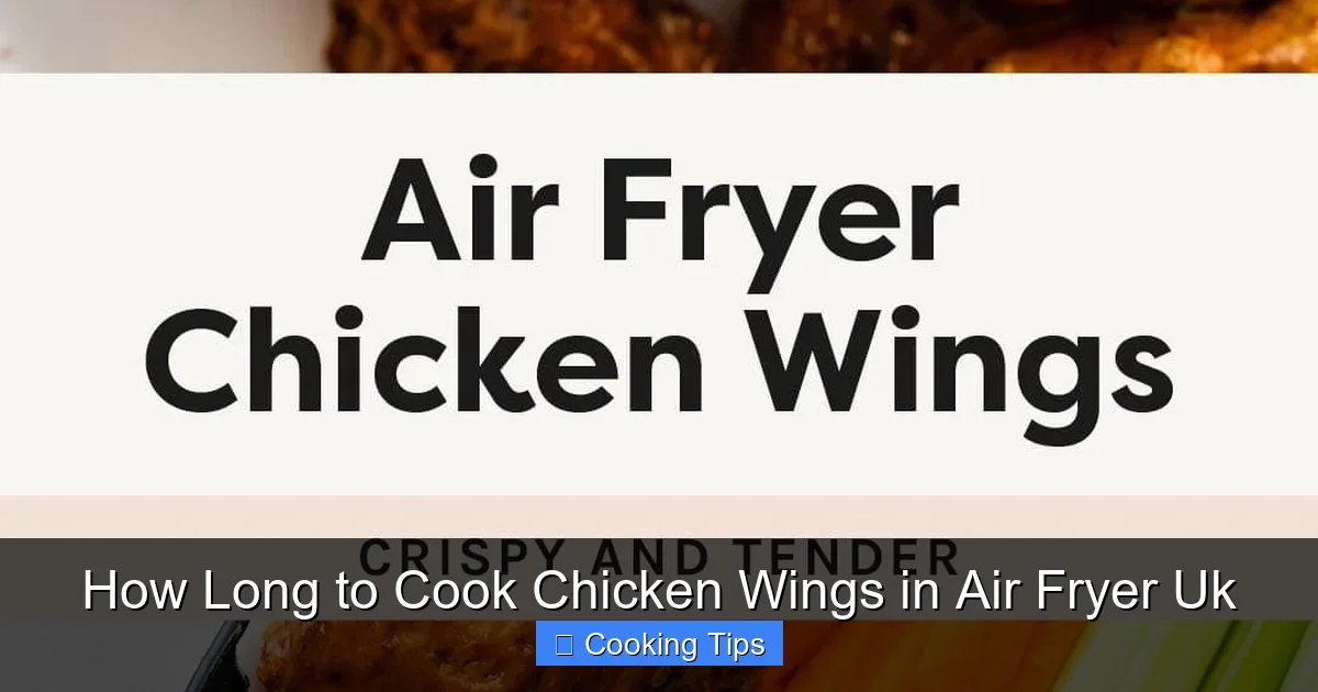 How Long to Cook Chicken Wings in Air Fryer Uk