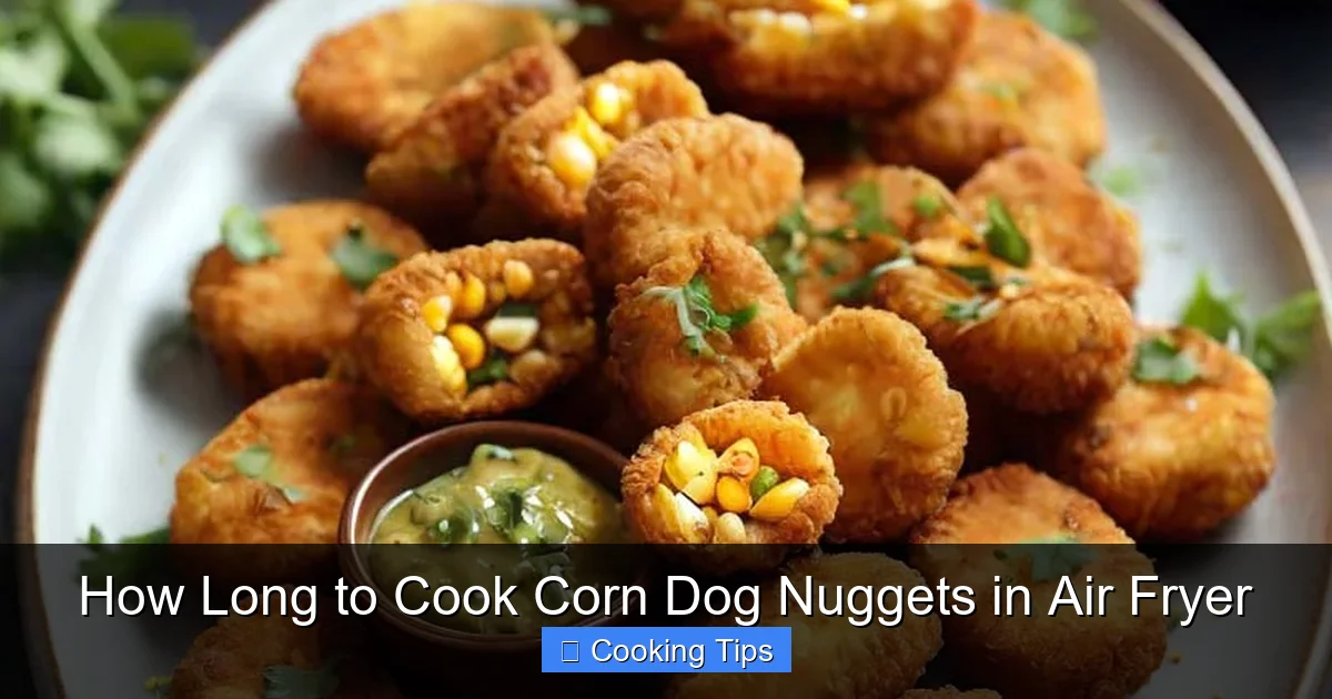 How Long to Cook Corn Dog Nuggets in Air Fryer