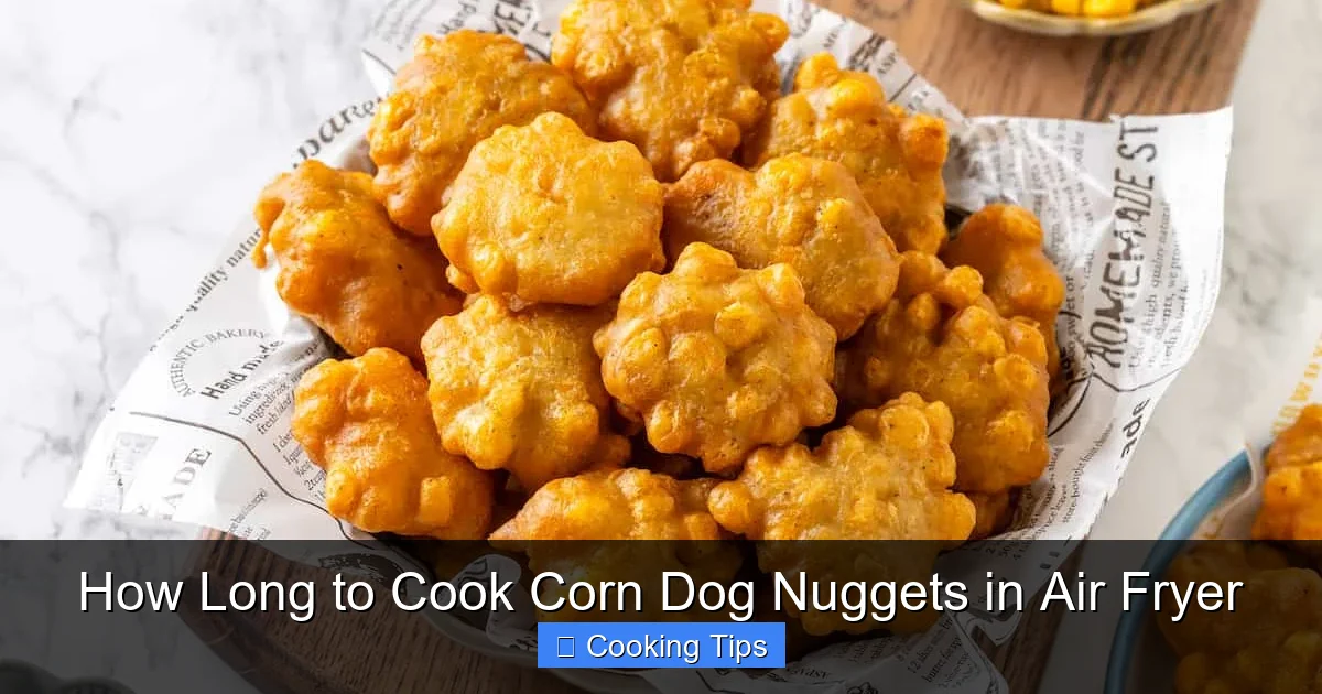 How Long to Cook Corn Dog Nuggets in Air Fryer