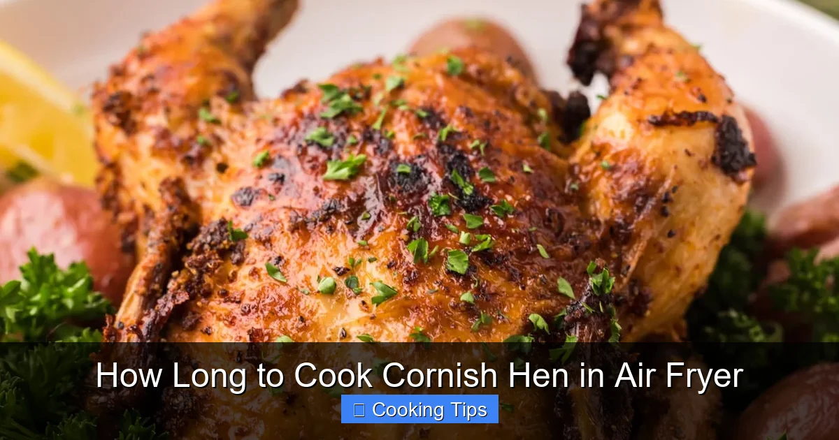 How Long to Cook Cornish Hen in Air Fryer