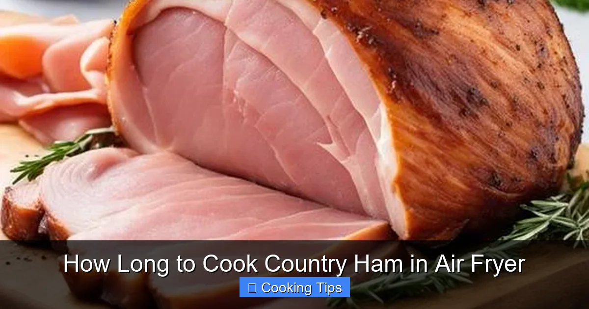 How Long to Cook Country Ham in Air Fryer