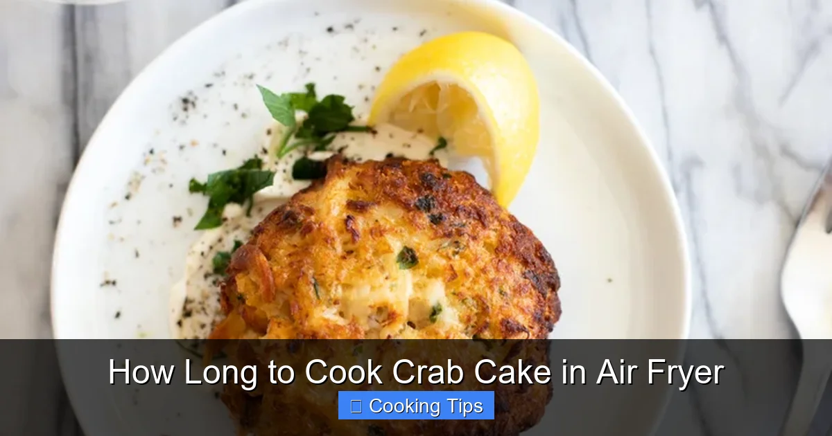 How Long to Cook Crab Cake in Air Fryer