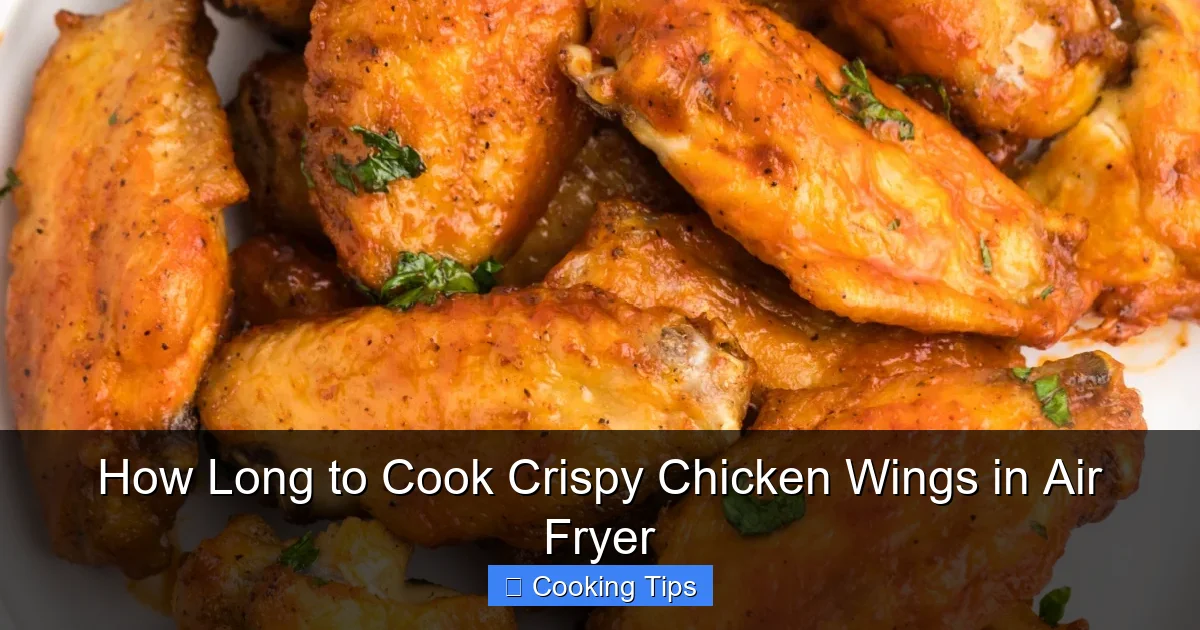 How Long to Cook Crispy Chicken Wings in Air Fryer