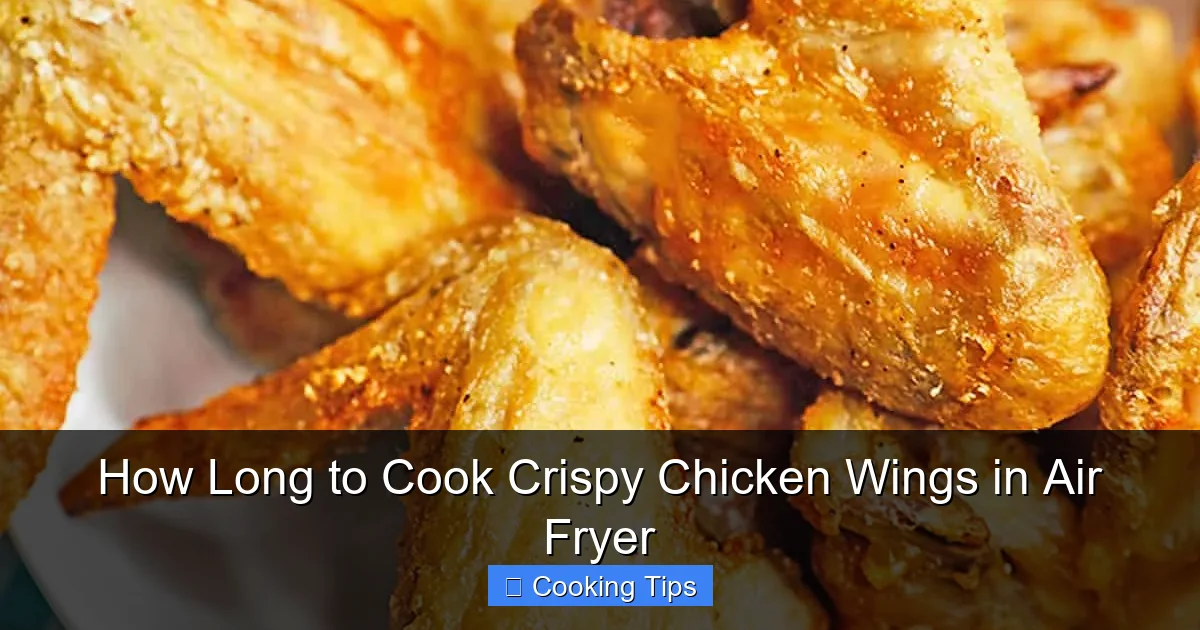 How Long to Cook Crispy Chicken Wings in Air Fryer