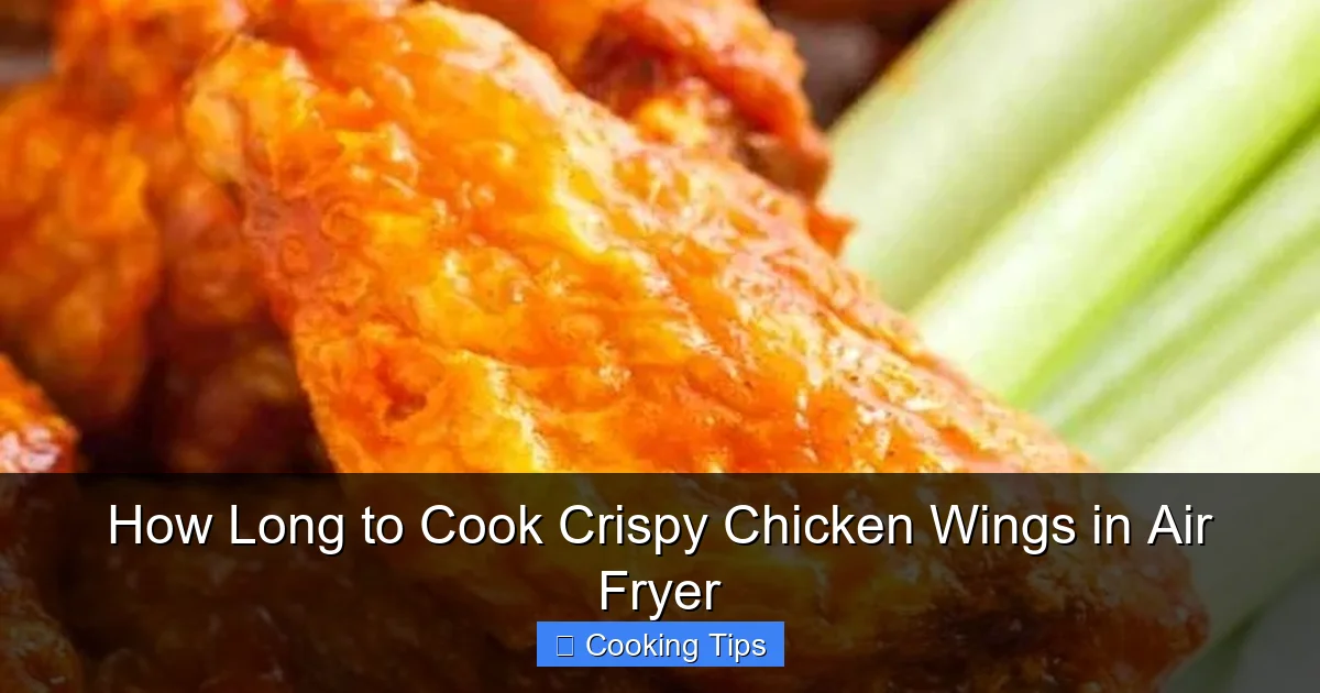 How Long to Cook Crispy Chicken Wings in Air Fryer