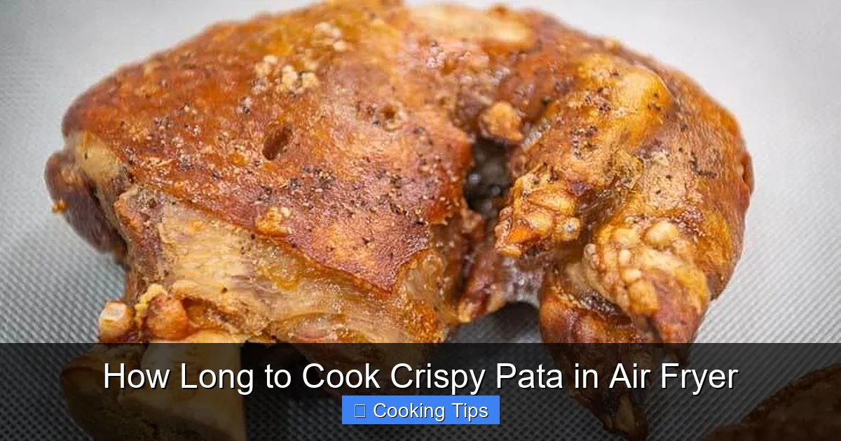 How Long to Cook Crispy Pata in Air Fryer
