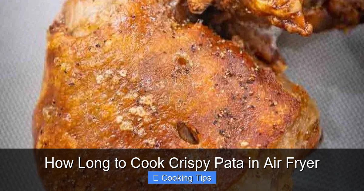 How Long to Cook Crispy Pata in Air Fryer