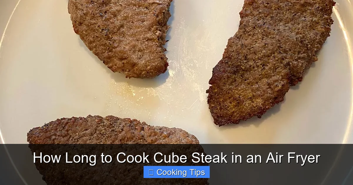 How Long to Cook Cube Steak in an Air Fryer