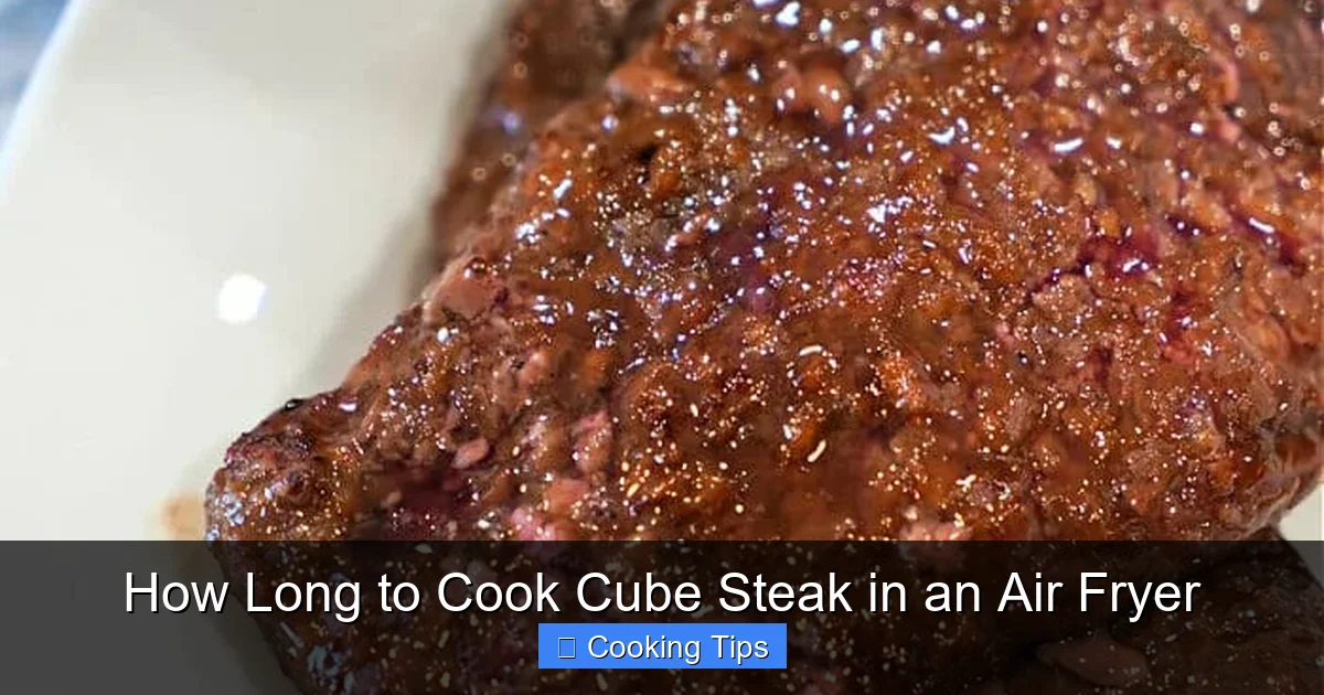 How Long to Cook Cube Steak in an Air Fryer