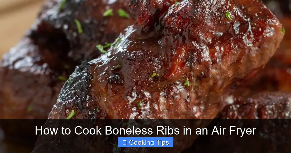How to Cook Boneless Ribs in an Air Fryer