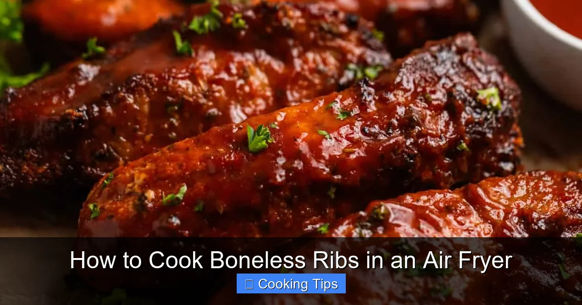 How to Cook Boneless Ribs in an Air Fryer