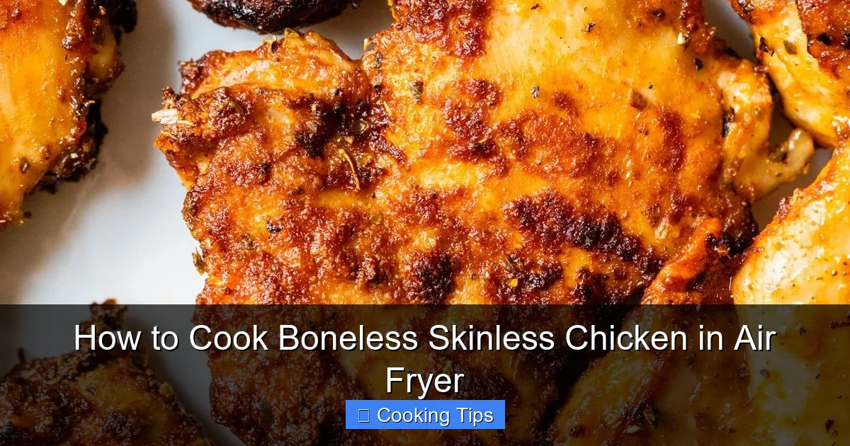 How to Cook Boneless Skinless Chicken in Air Fryer