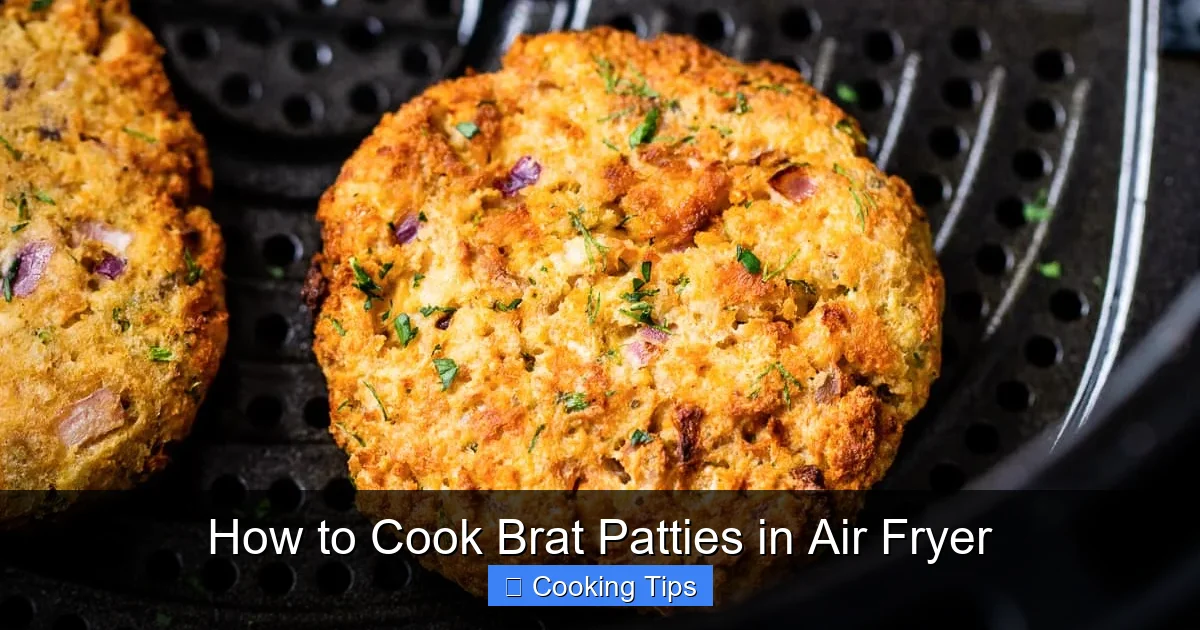How to Cook Brat Patties in Air Fryer
