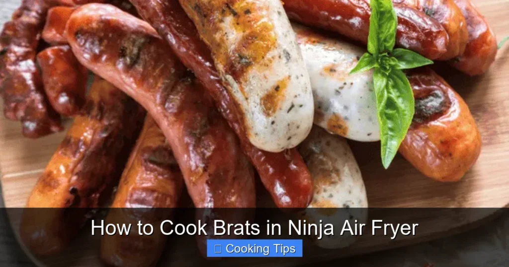 How to Cook Brats in Ninja Air Fryer