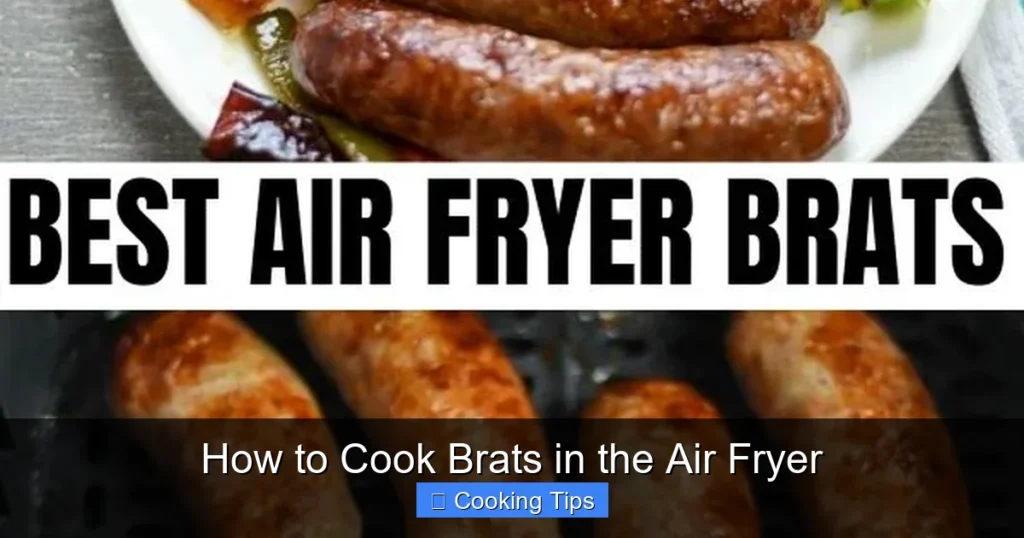 How to Cook Brats in the Air Fryer