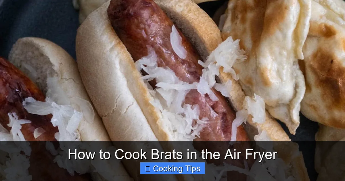 How to Cook Brats in the Air Fryer