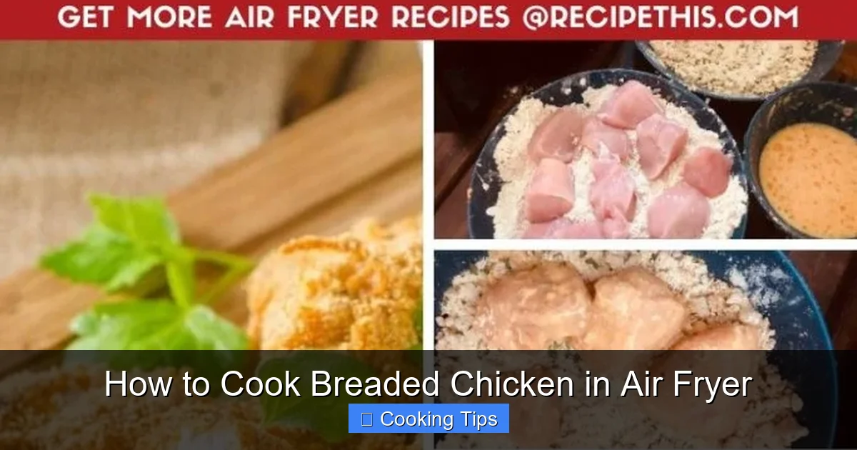 How to Cook Breaded Chicken in Air Fryer