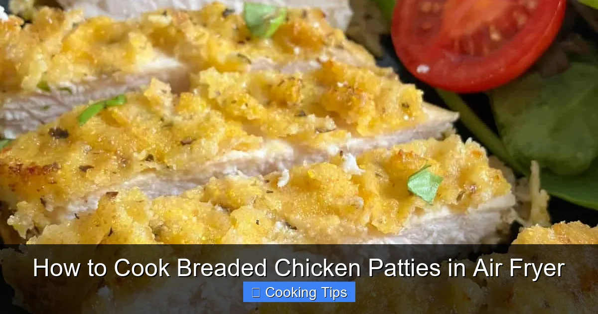 How to Cook Breaded Chicken Patties in Air Fryer