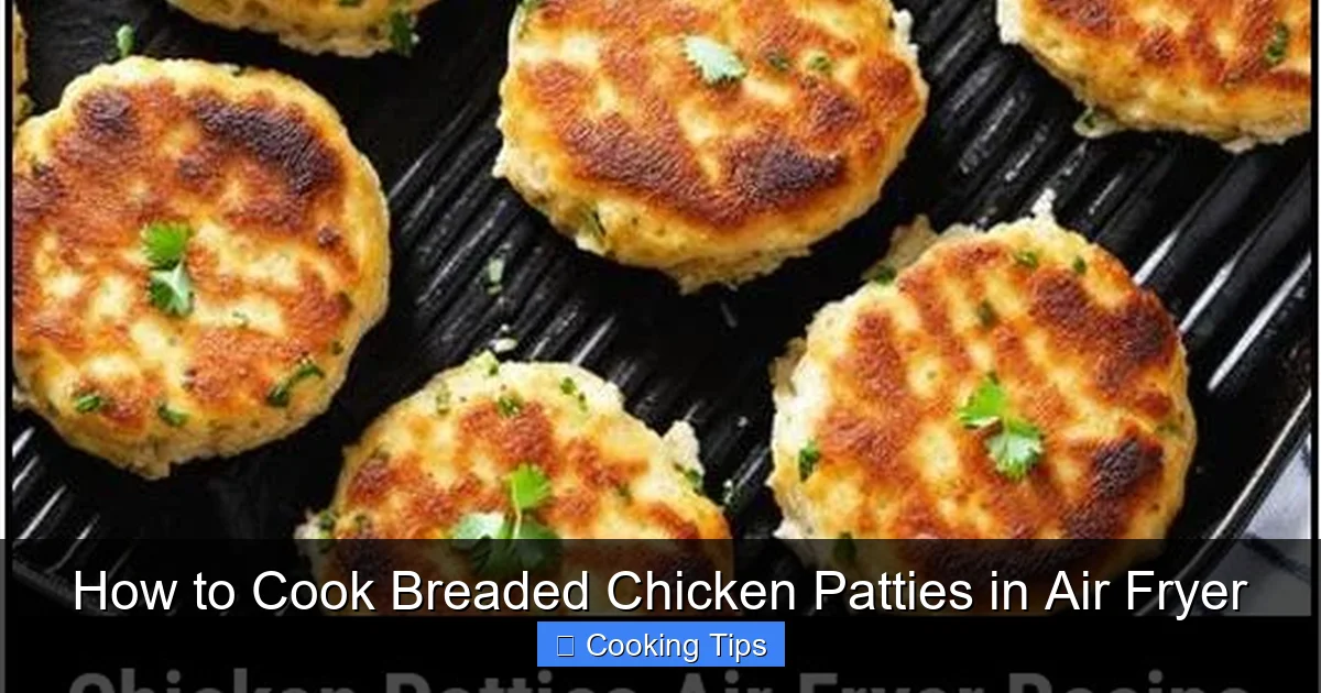 How to Cook Breaded Chicken Patties in Air Fryer