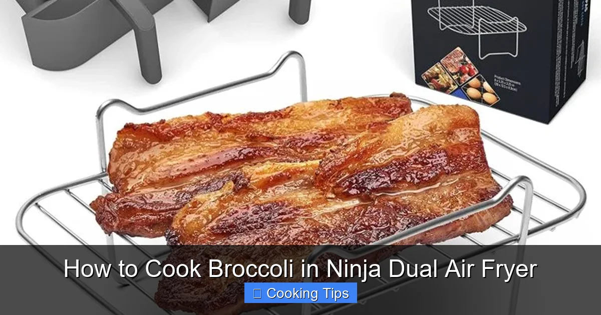 How to Cook Broccoli in Ninja Dual Air Fryer