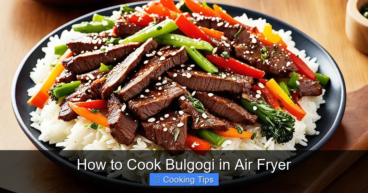 How to Cook Bulgogi in Air Fryer