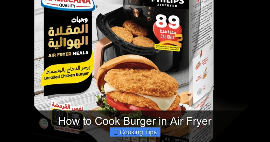 How to Cook Burger in Air Fryer