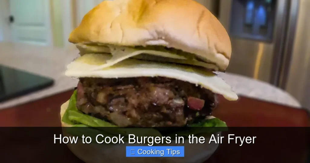 How to Cook Burgers in the Air Fryer