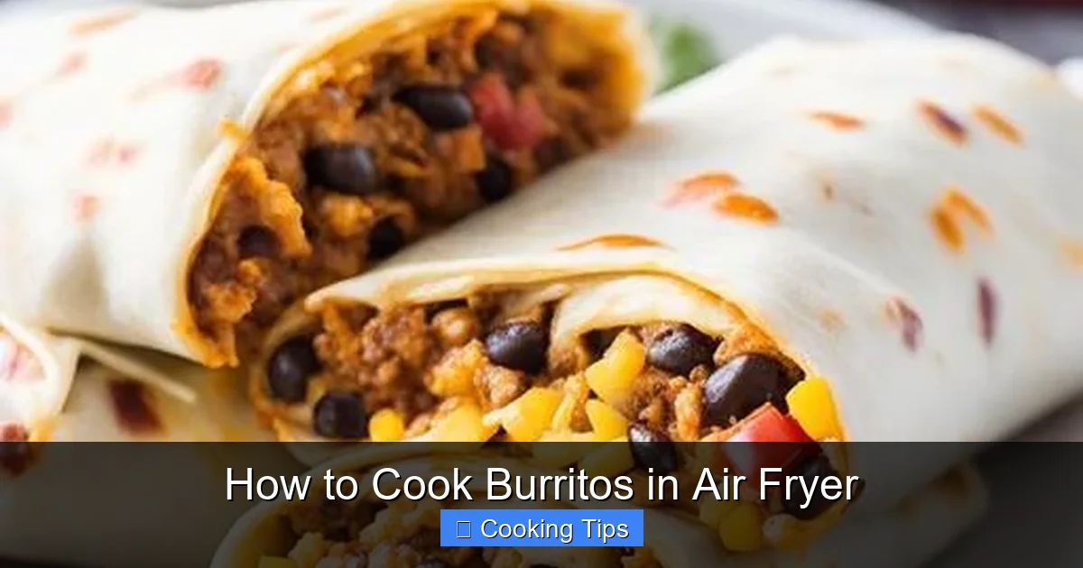 How to Cook Burritos in Air Fryer