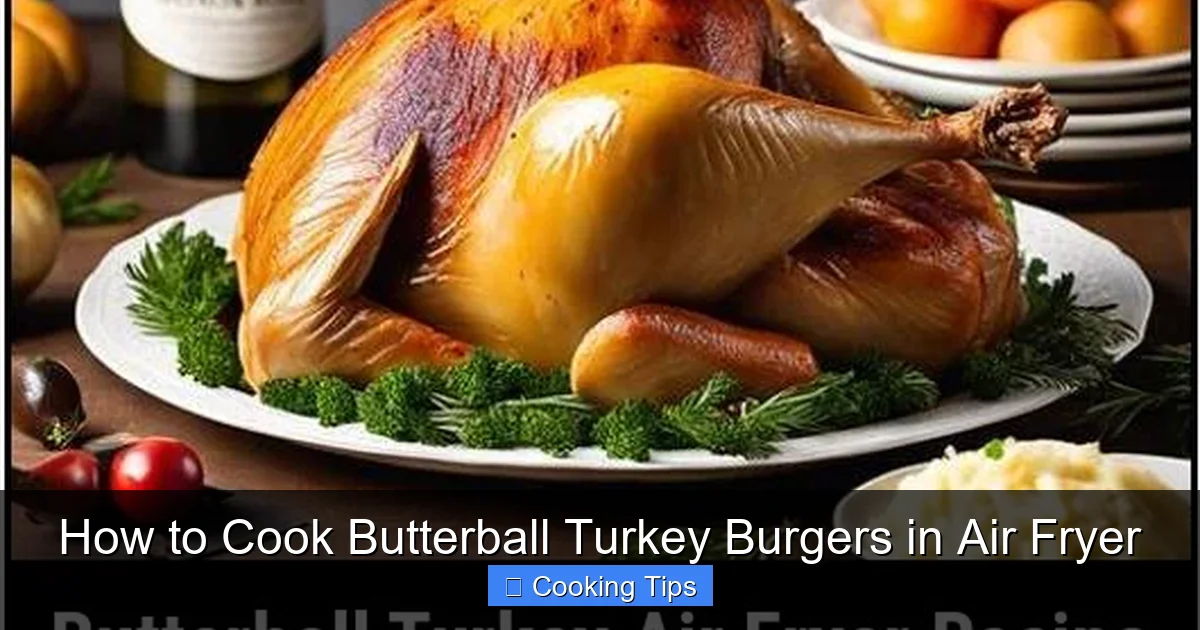 How to Cook Butterball Turkey Burgers in Air Fryer