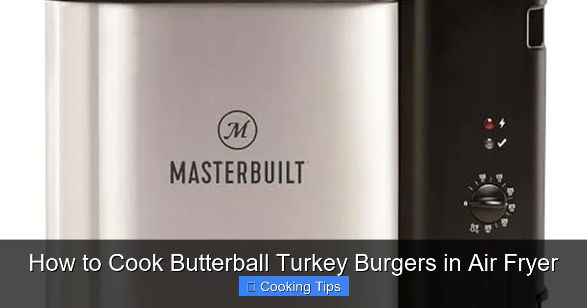 How to Cook Butterball Turkey Burgers in Air Fryer