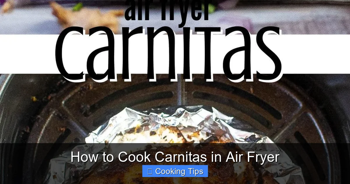 How to Cook Carnitas in Air Fryer
