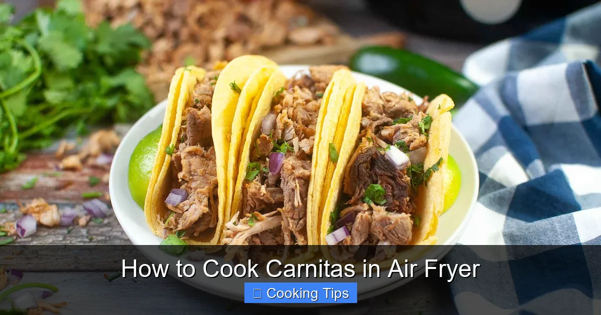 How to Cook Carnitas in Air Fryer