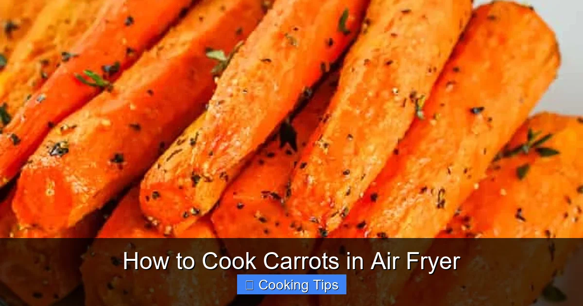 How to Cook Carrots in Air Fryer