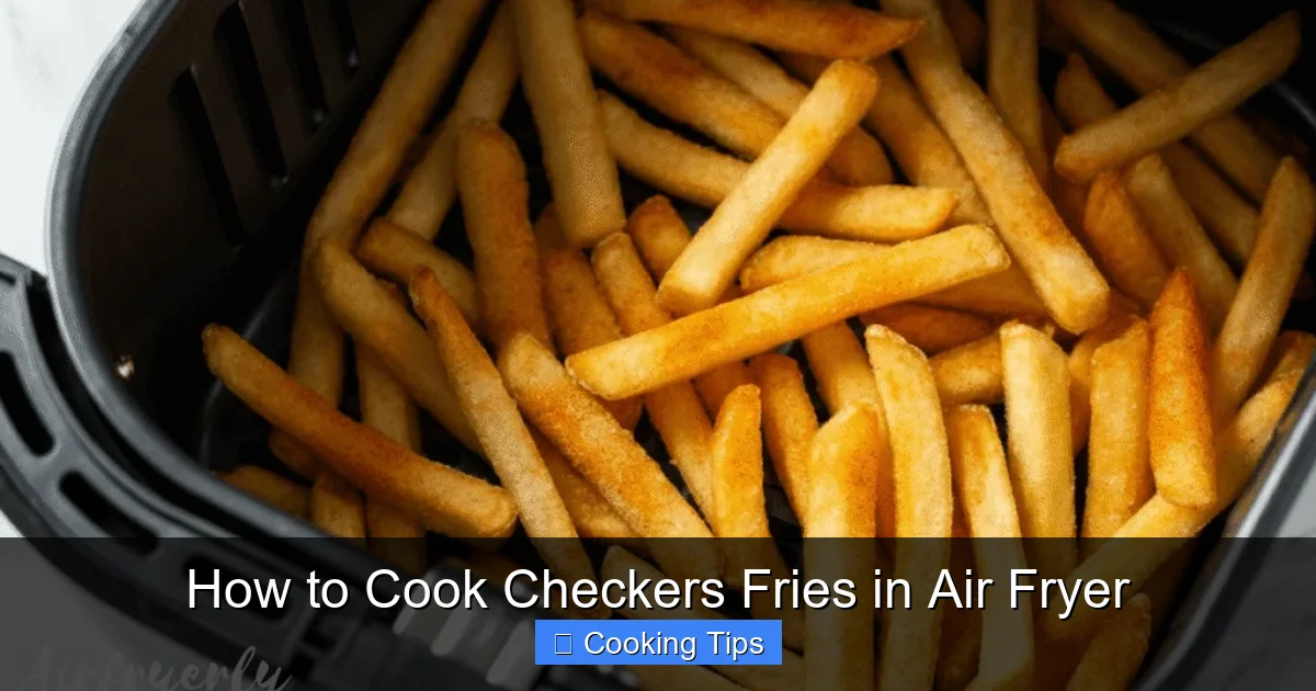 How to Cook Checkers Fries in Air Fryer